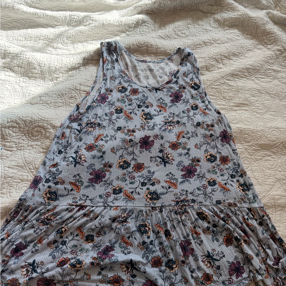 Latched Mama Floral Print Top - Multicolor